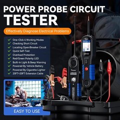 3 in 1 Automotive Power Circuit Probe Tester Wire Breake Finder with 30 Test Pin