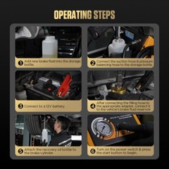 AUTOOL Brake Fluid Bleeder Brake System Bleeding Tools Oil Exchange Machine