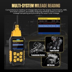Car Odometer Mileage Engine Code Reader OBD2 Diagnostic Scan Tool Battery Tester