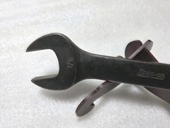 Snap On GOEX280 7/8 12 Point Short Combination Wrench, Matte Finish, Stubby