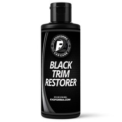 Black Trim Restorer – Lasts 6+ Months, Dye Infused Waterproof Plastic Restorer
