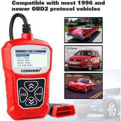 Car Engine Fault Detector OBD2 Scanner Code Reader Auto Diagnostic Scan Tool