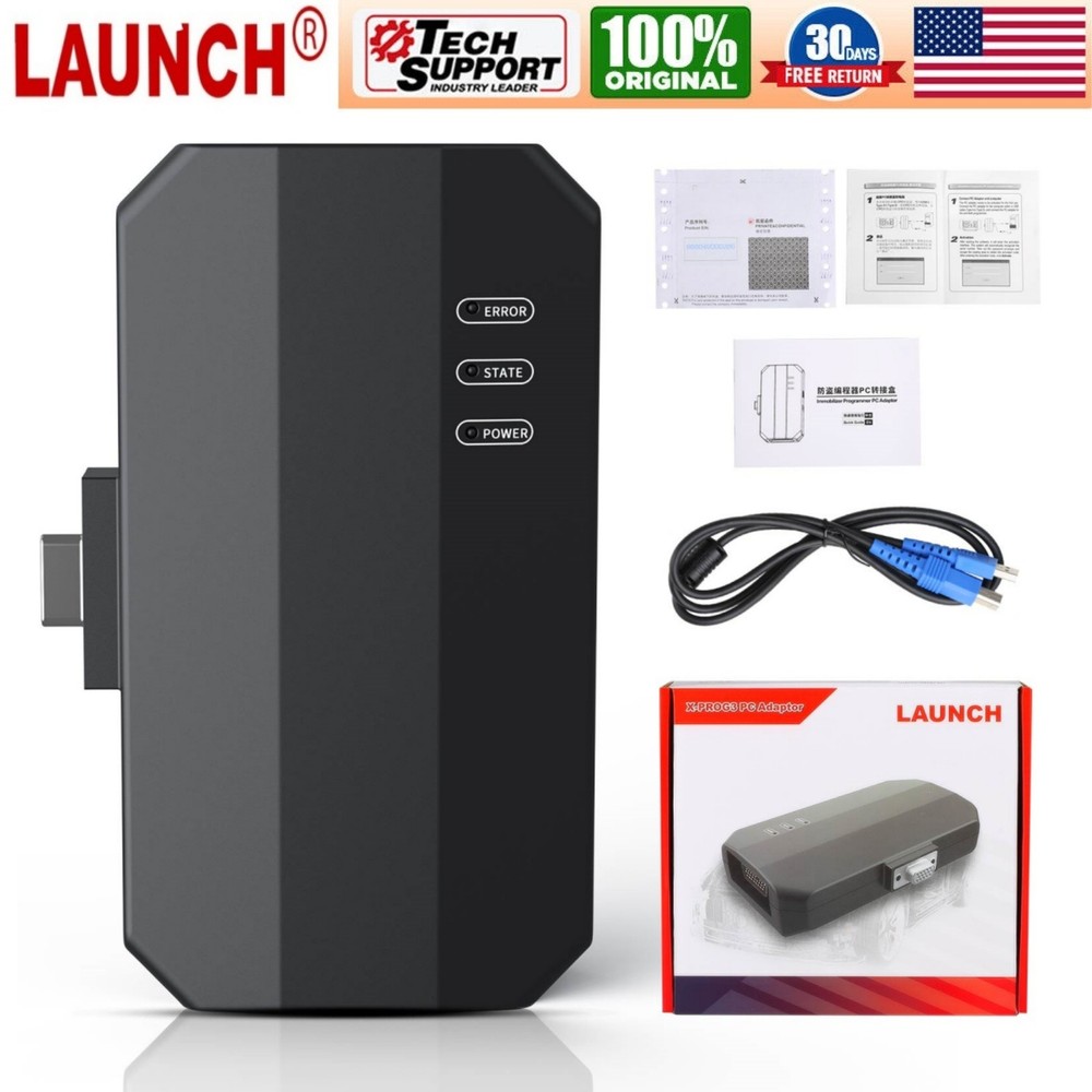 Launch X431 IMMO EC.U Progarmmer X-PROG3 PC Adaptor Oversea Online Configuration