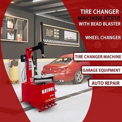 2.0HP Bead Blaster 24″ Clamping Tire Changer Machine KT810 Wheel Changer