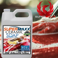 CERAMIC SIO2 CAR WASH SOAP BEST VALUE, GLOSS AND PROTECTION – 1 GAL / 128 OUNCE