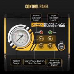 Car Brake Fluid Bleeder Bleeding Machine Brake Oil Exchange Simultaneous 2-Wheel