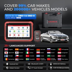 2025 LAUNCH X431 Pros V5.0 Pros V+ Elite OBD2 Diagnostic Car Scanner Key Coding