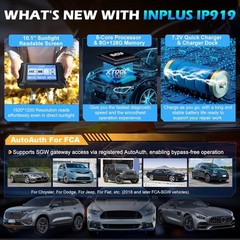 XTOOL IP919 Auto Full System Diagnostic Tool Key Progammer Offline ECU Program