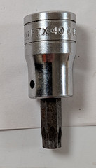 Snap-on FTX40A T40 Torx Bit Socket 3/8 Drive W8a1 blk