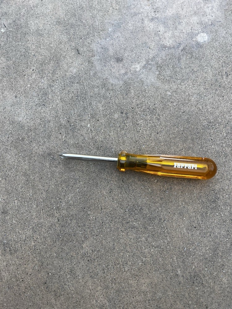 Ferrari factory tool kit screw driver yellow