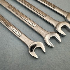 NOS Craftsman =V= Flying V Metric Combination Wrenches 14mm 15mm 17mm 19mm USA