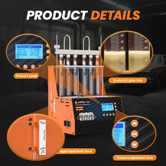 Ultrasonic Fuel Injector Cleaner Machine Injector Tester GDI Piezo28 kHz–46 kHz