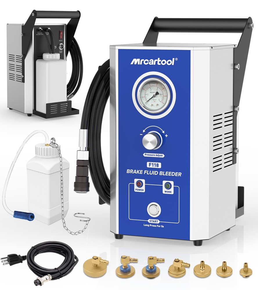 Electric Brake Bleeder Bleeding Kit Automatic Brake Fluid Oil Exchanger Machine
