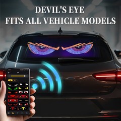 Devil Eyes Lights For Car /Truck- LED Display Screen DIY Windshield Eyes Light