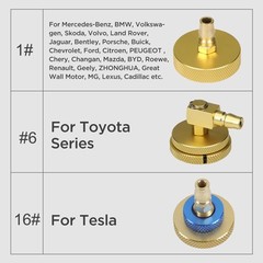 Brake Bleeder Kit Brake Fluid Bleeder Machine Bleeding Oil Exchanger 19 Adapter