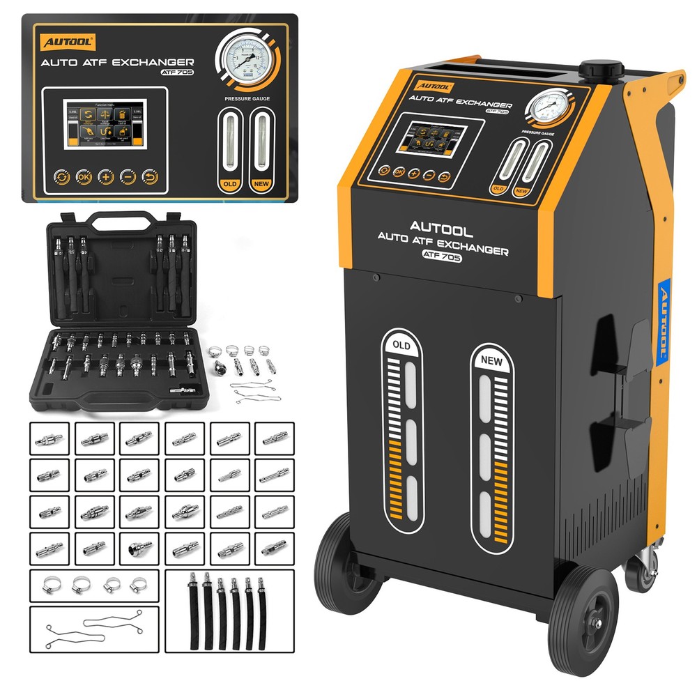ATF Auto Transmission Fluid Oil Exchanger Flush Cleaning Cleaner Machine 110V