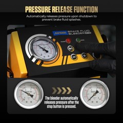 AUTOOL Electric Brake Fluid Bleeder Machine Kit Vacuum Pressure Bleeder Exchange