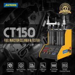 AUTOOL Ultrasonic Injector Cleaning Machine Fuel Injectors Cleaner Tester 110V