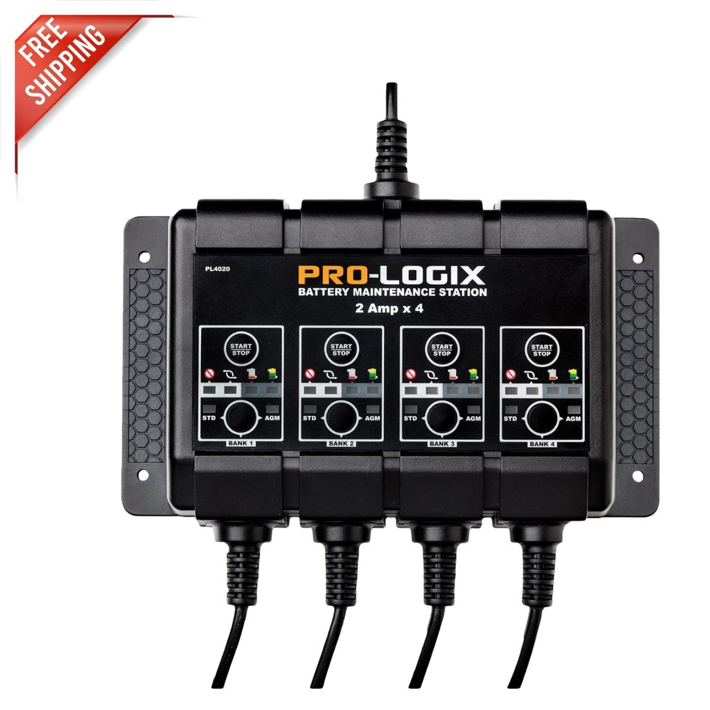 Innovative 8A Fully Automatic 12V Battery Maintainer for Optimal Charging, Black